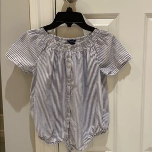 Polo Ralph Lauren short sleeve blouse girls 10